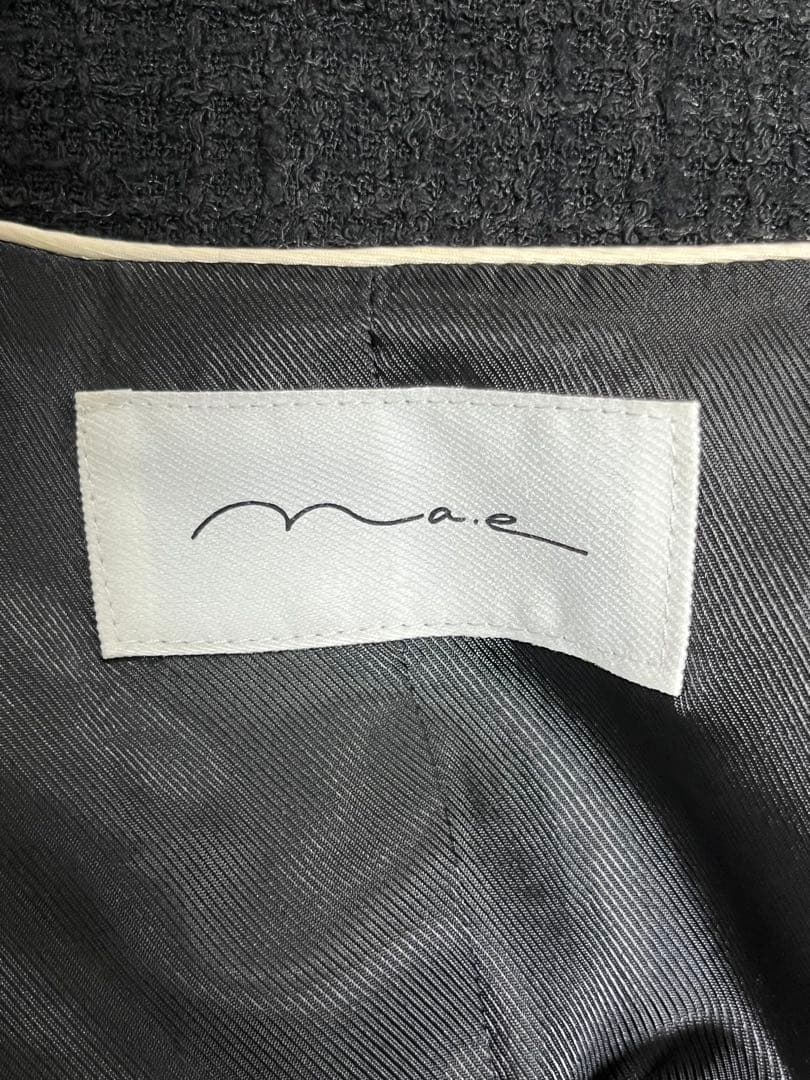 タイムセール！na.e Novel Tweed ツイードジレ　ブラック