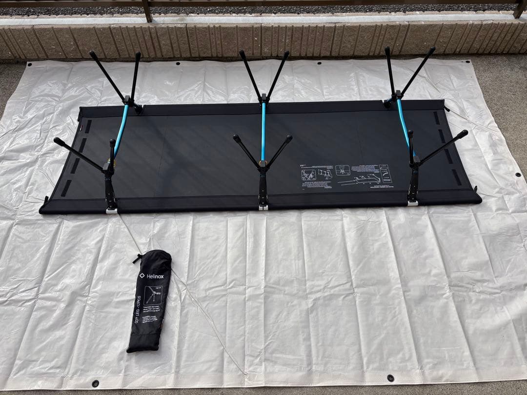 【中古・美品】Helinox コットワンコンパーチブル、コットレッグ　セット