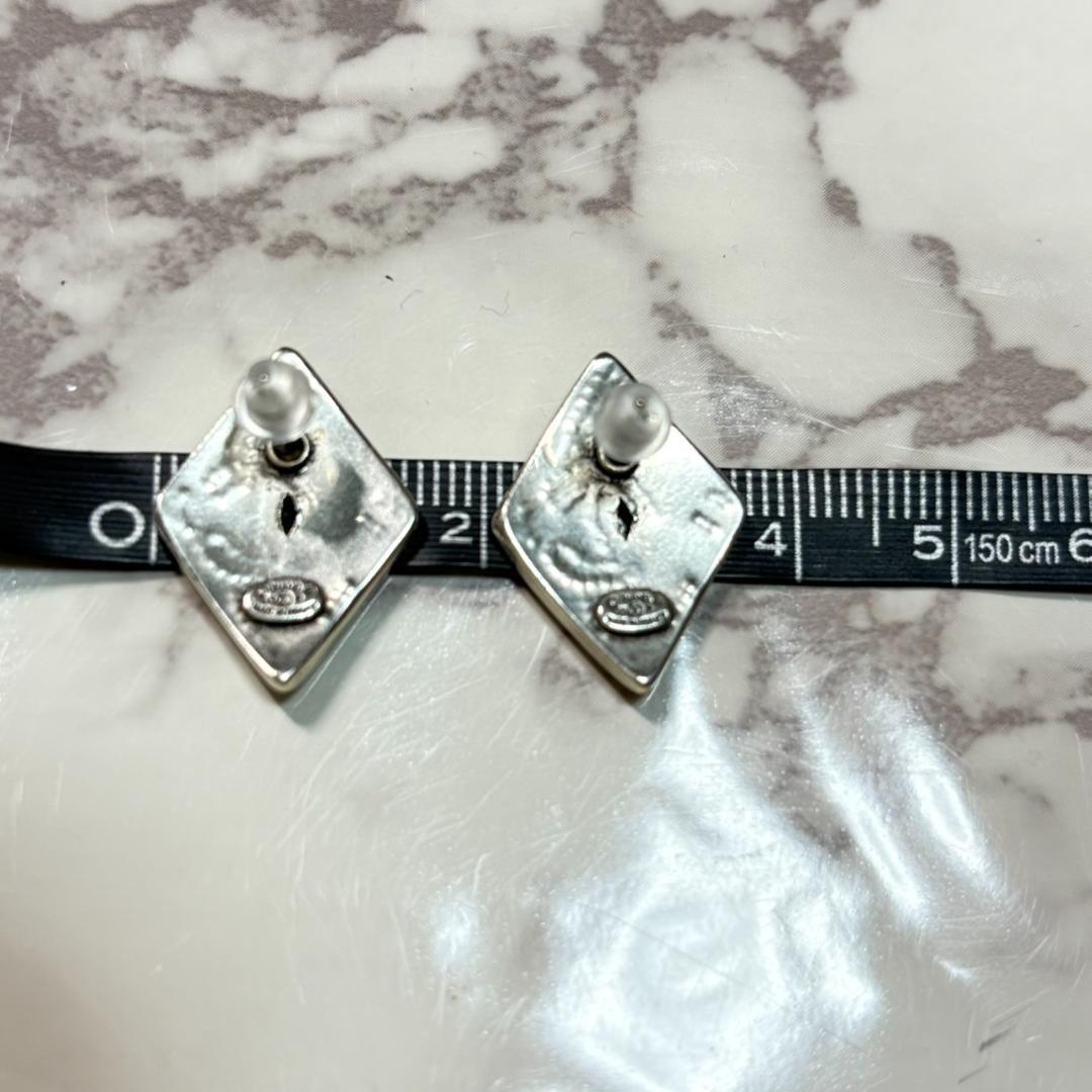 【早い者勝ち】シャネル ピアス シルバー ココマーク ドット #B542