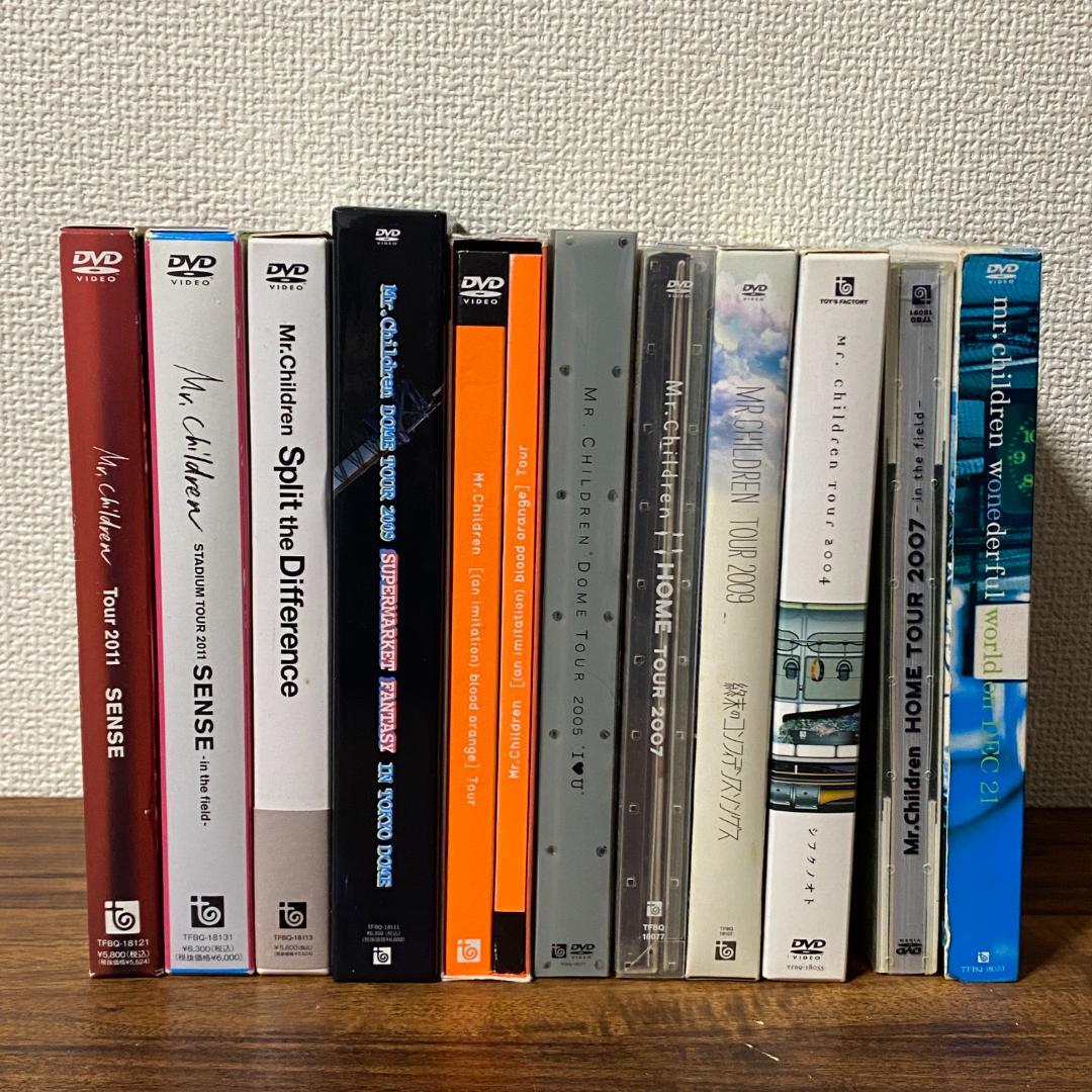 【まとめ売り】Mr.Children（ミスチル） ライブDVD 11枚セット
