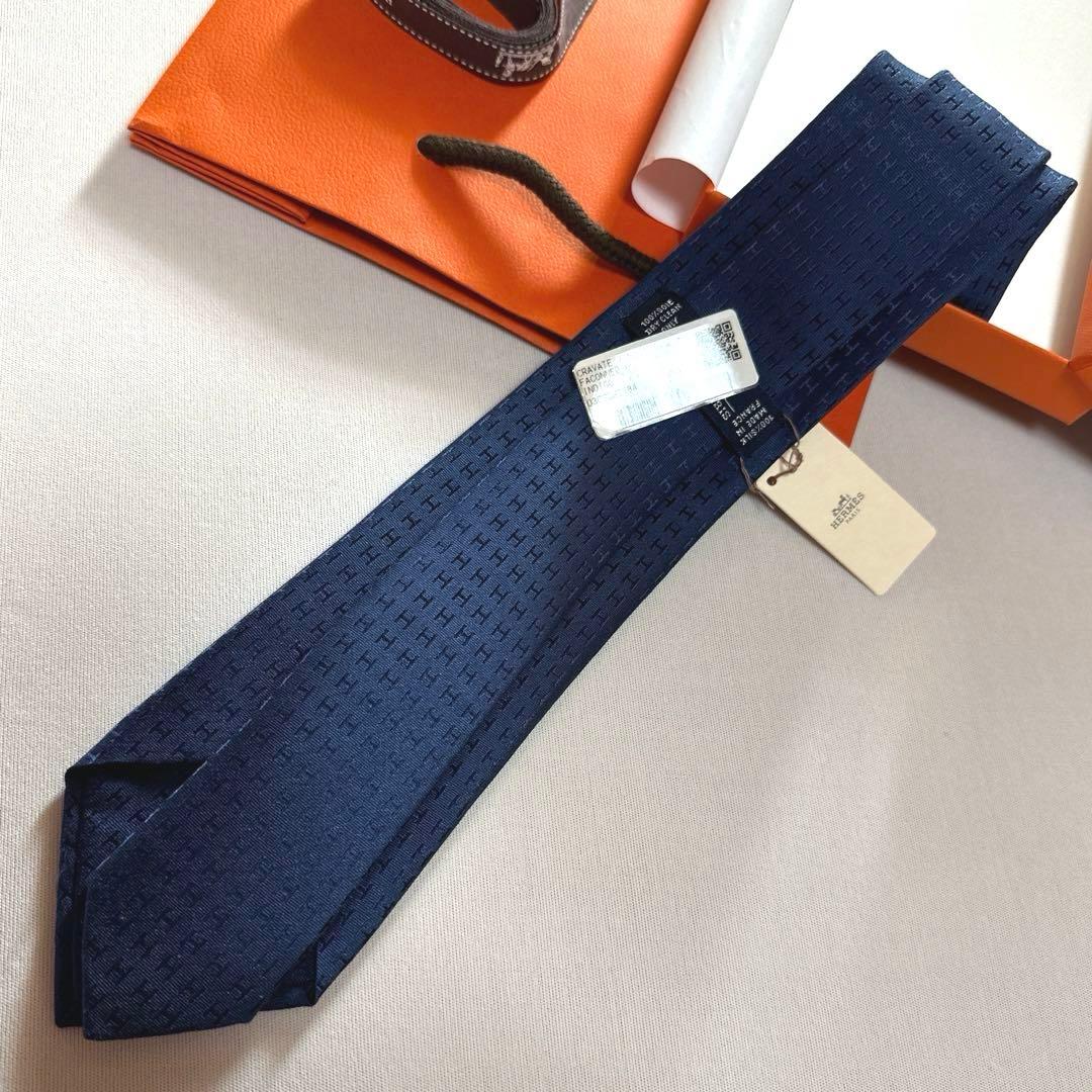 専用です。　　エルメス H織りタイ 《ファソネ H》 7 cm 新品 未使用