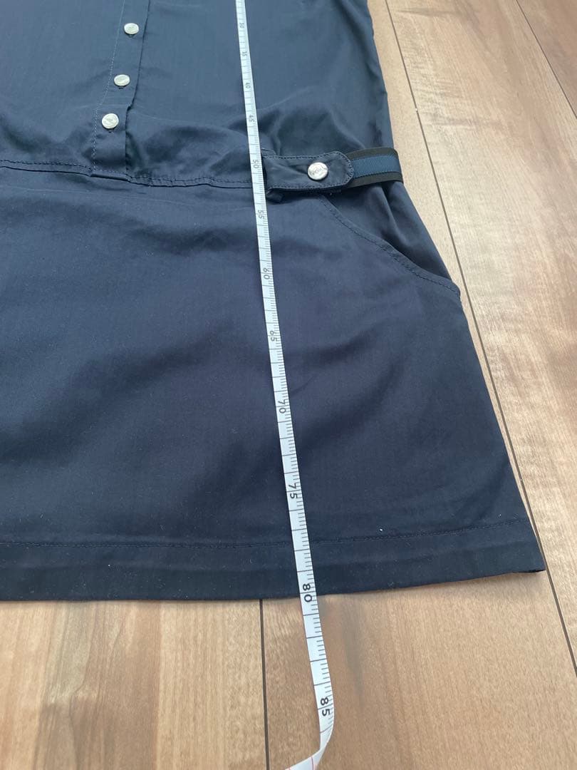 archivio★フリルスリーブ　ゴルフワンピース★ネイビー