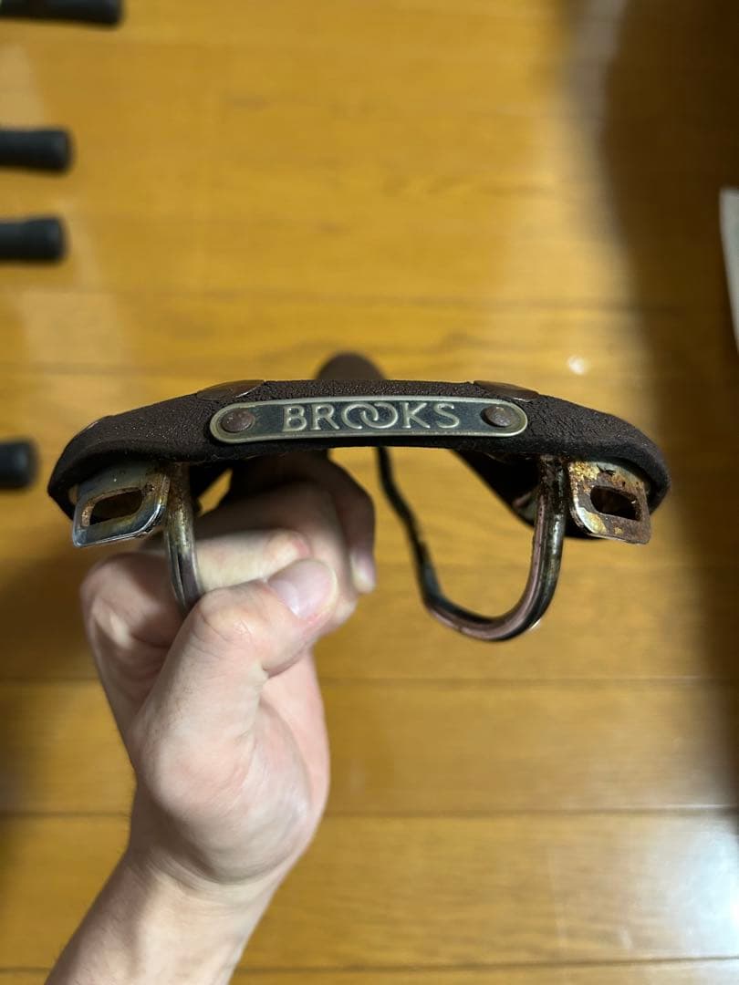 BROOKS SWIFTレザーサドル ブラウン