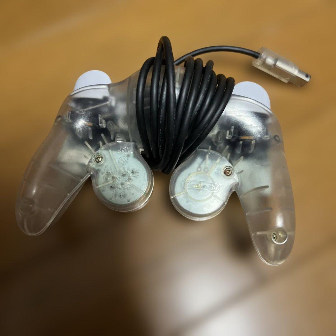 ゲームキューブ コントローラー スケルトン クリア