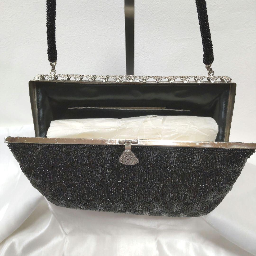 皇室御用達 LUMY ルミーはしもと パーティバッグ ビーズバッグ 貴重 美品