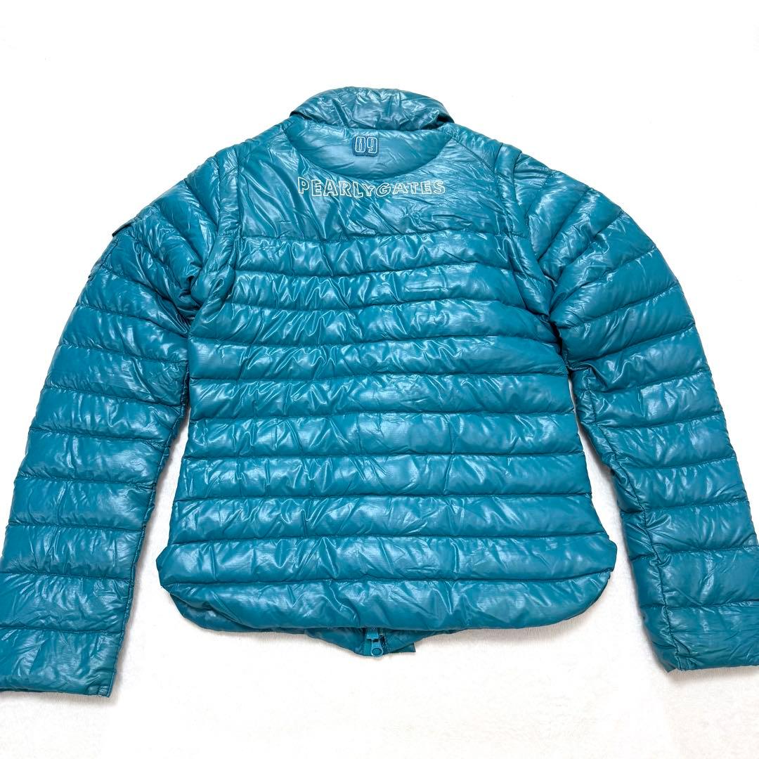 PEARLY GATES 軽量ダウンジャケット レディースS ゴルフ 2way