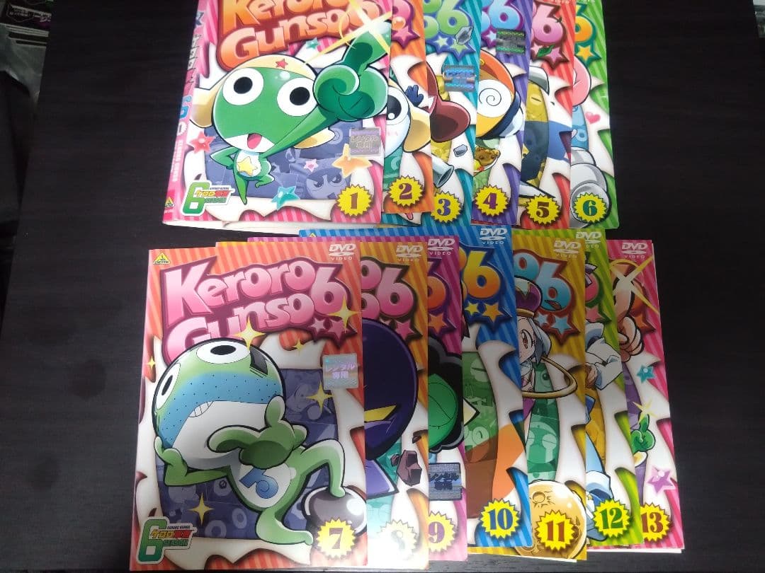 ケロロ軍曹 DVD 2〜7シーズン　レンタル落ちまとめ売り