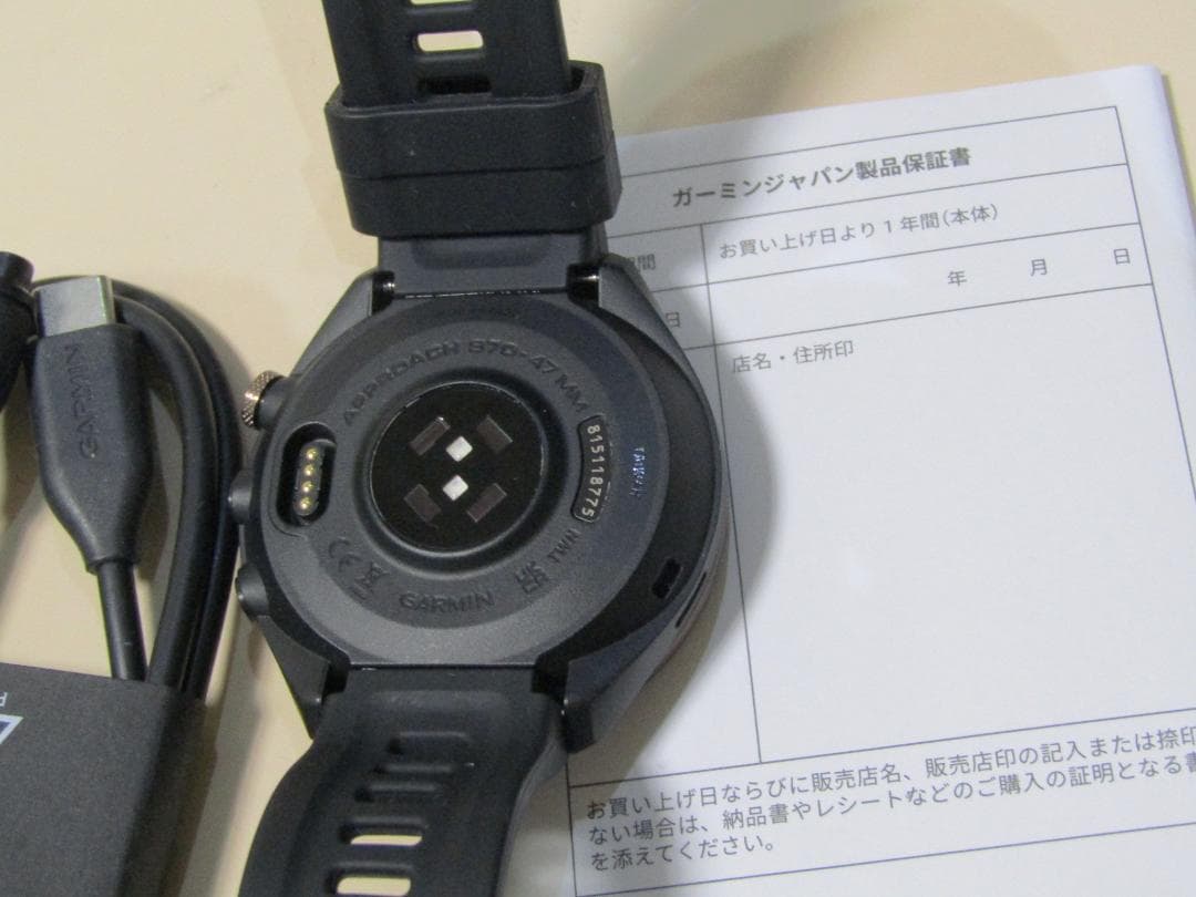 超美品 ガーミン アプローチ S70 47mm ブロンズ エディション