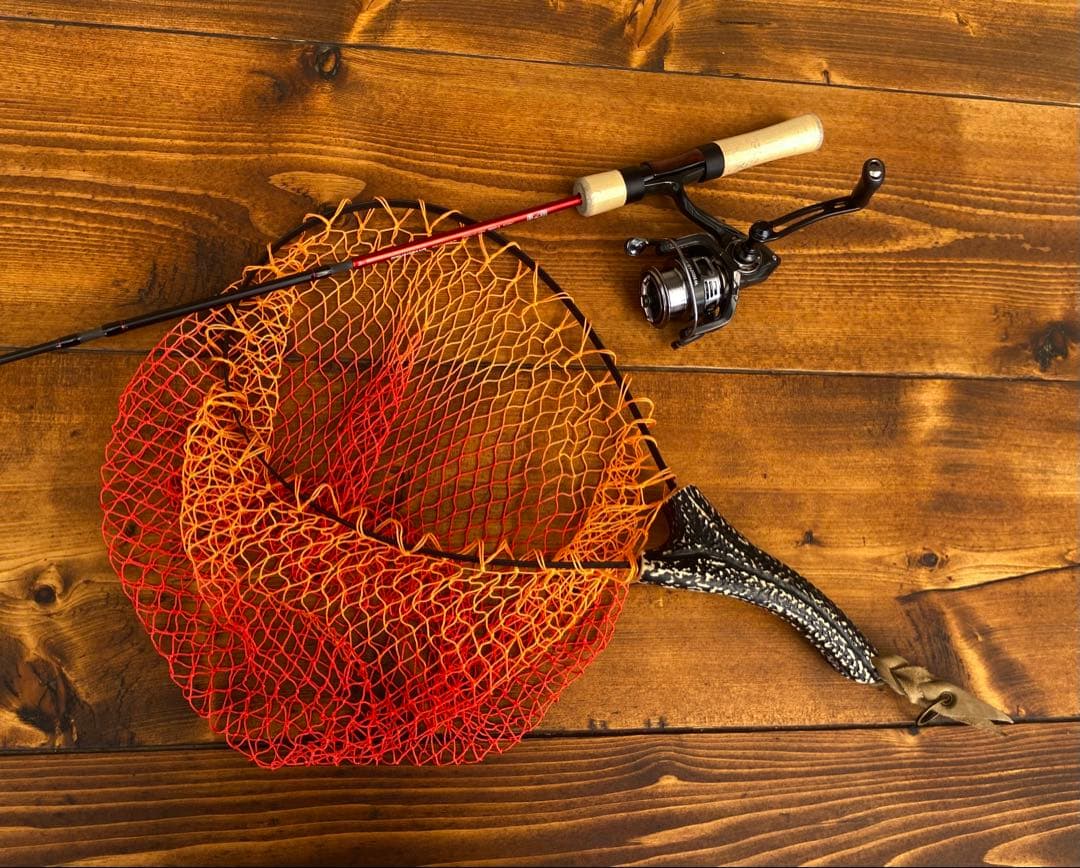 トラウトロッド　ウッド調　485UL 424UL スピニングロッド　パックロッド