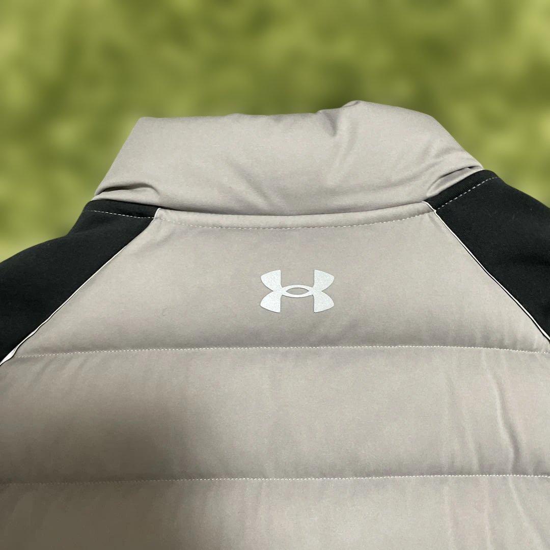 美品！　アンダーアーマー ダウンジャケット　ゴルフウェア　UAストレッチ　MD