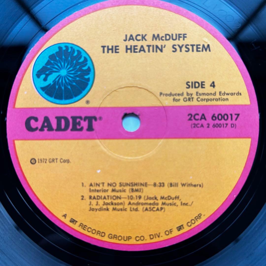 洋楽 raregroove jack mcduff - heatin system