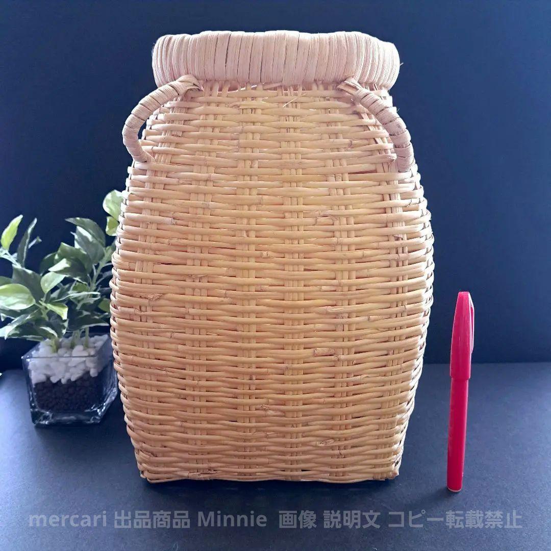 成田山表参道★藤倉商店★『篠竹』寸胴 魚籠 (びく) ★腰かご