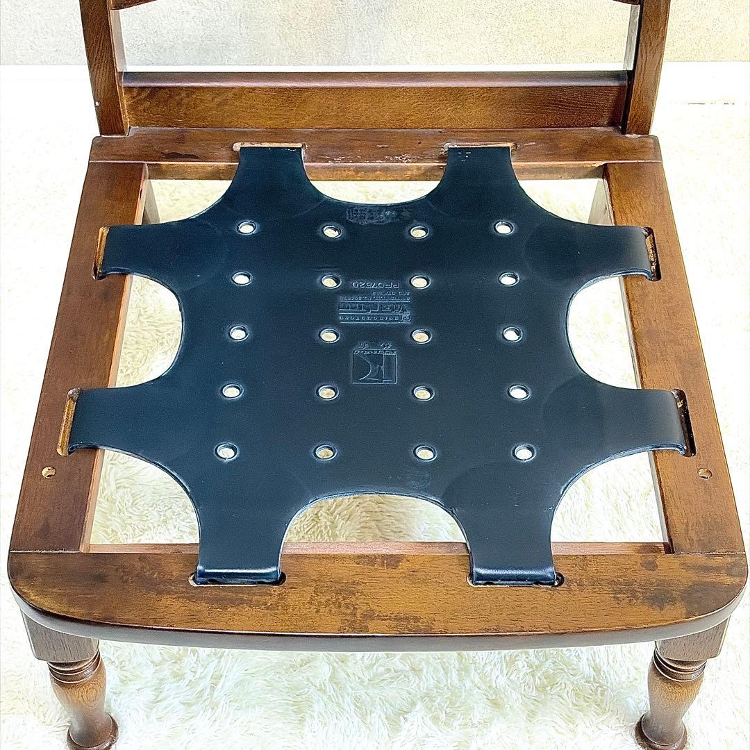 飛騨産業 キツツキ 穂高 リビング ラウンジ ダイニング チェア 椅子 花柄