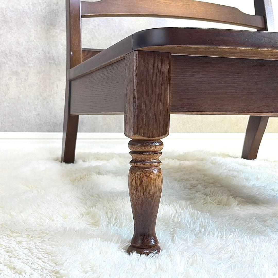 飛騨産業 キツツキ 穂高 リビング ラウンジ ダイニング チェア 椅子 花柄