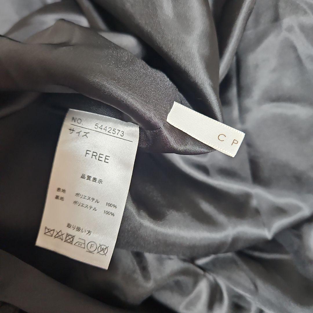 CPCM ケープ付スタンドネック軽量メルトンコート ブラック フリー