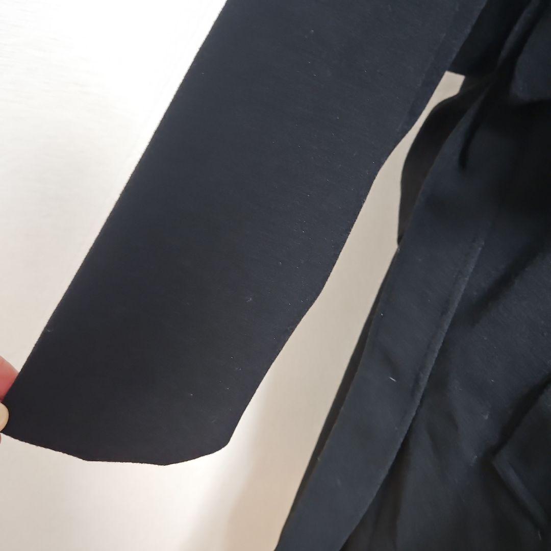 CPCM ケープ付スタンドネック軽量メルトンコート ブラック フリー