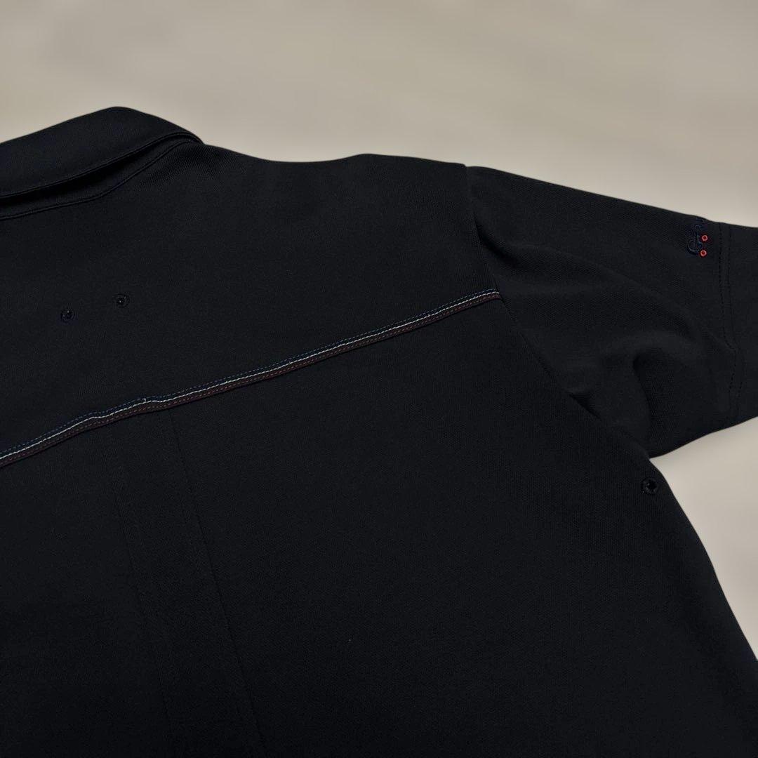 【極美品】ラッセルノ ボタンダウンシャツ サイズ5(L 相当）スタッズ 黒