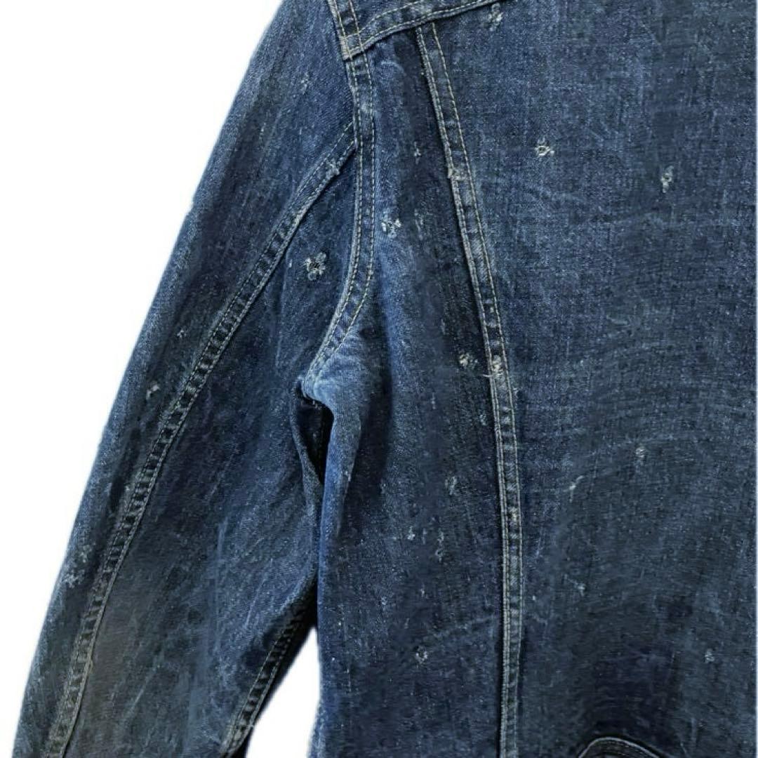 エ*ケ様 70's Lee デニムジャケット 黒タグ USA製 雰囲気系 L