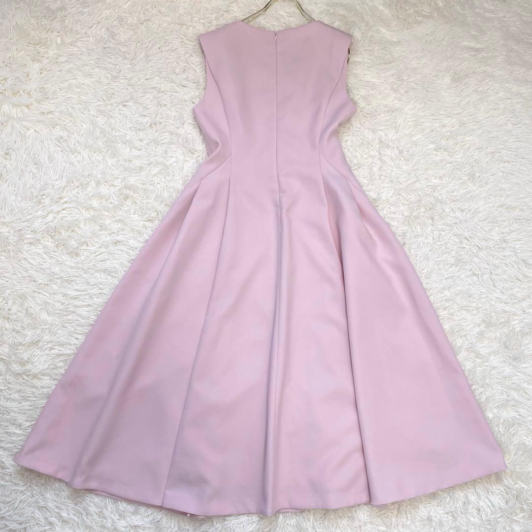 yua☆セルフォード スカラネックワンピース フレアワンピース ピンク