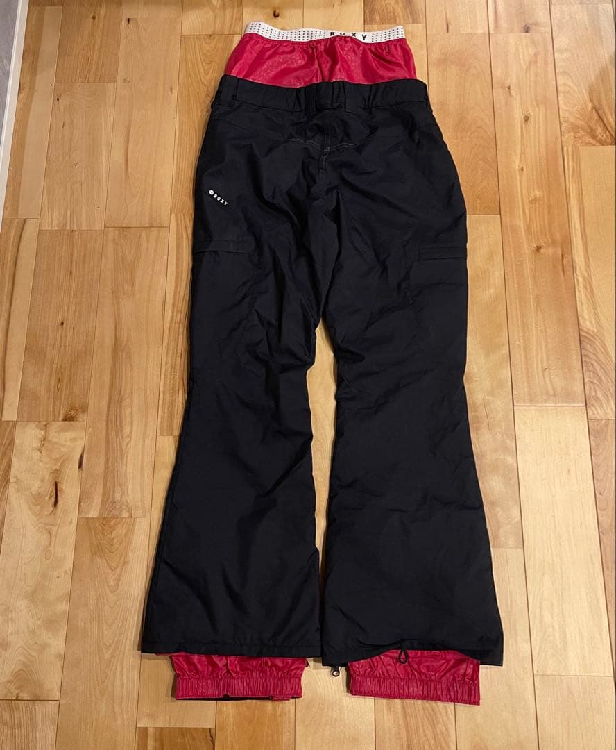 ROXY ロキシー スノーボードウェア 上下セット ピンク 黒