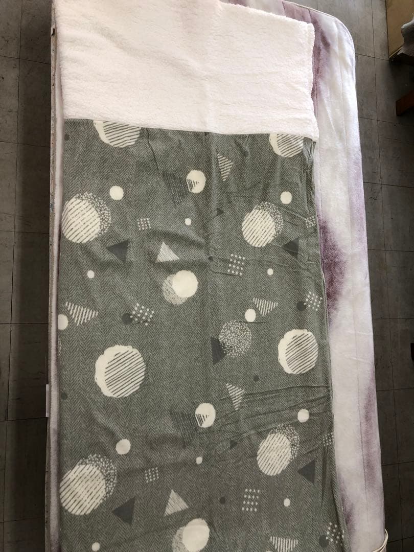 新品　暖かいプードルファーの掛け布団カバー　シングル