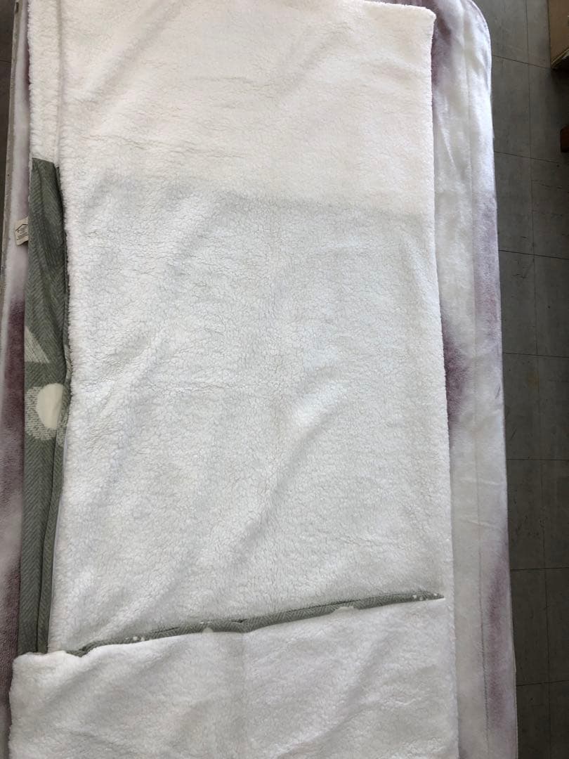 新品　暖かいプードルファーの掛け布団カバー　シングル