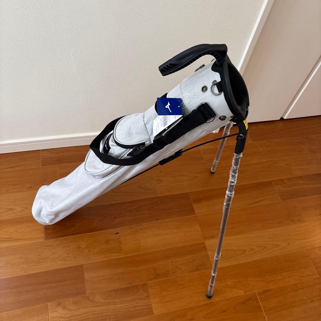 ミズノ　セルフスタンドバッグ　ゴルフバッグ　グレー