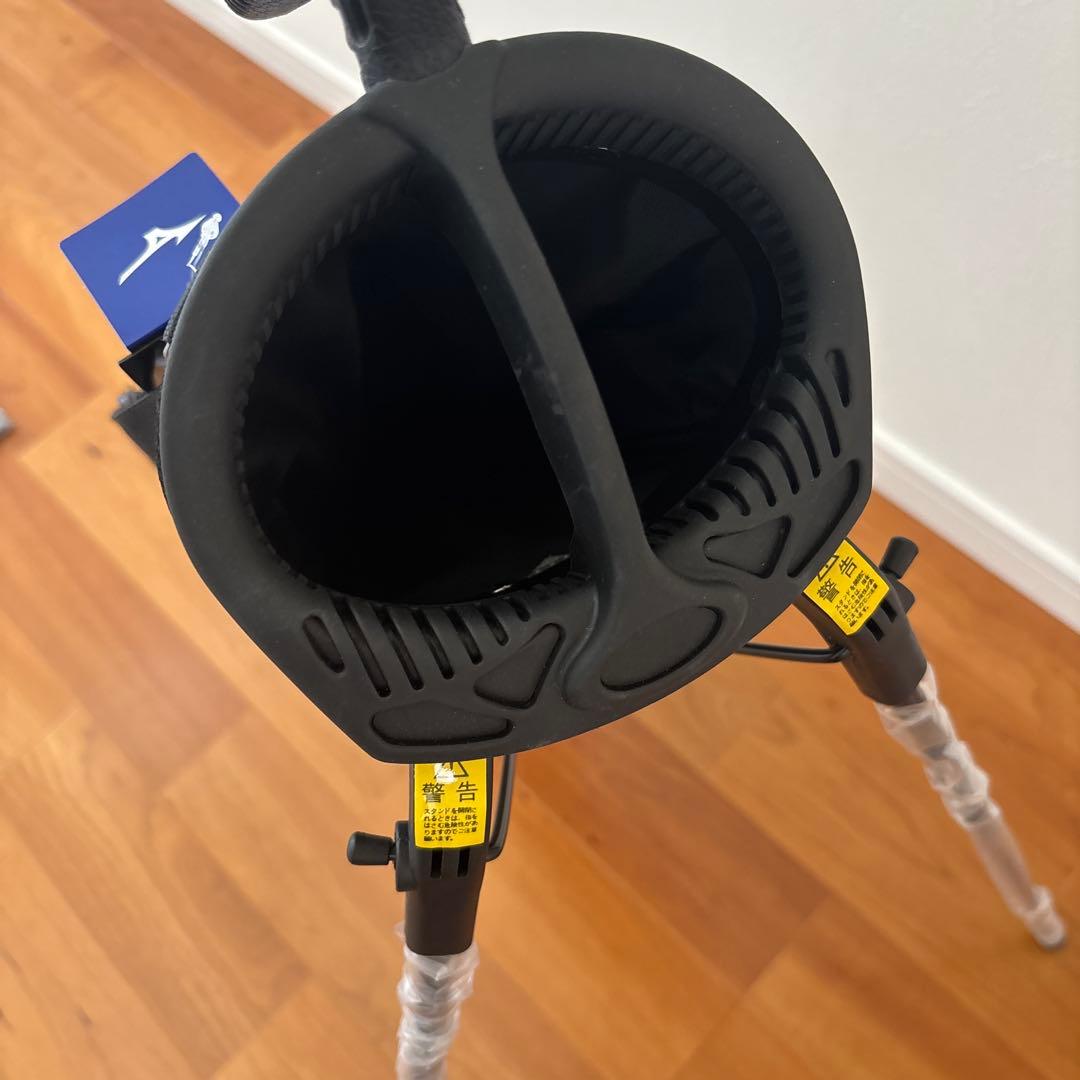 ミズノ　セルフスタンドバッグ　ゴルフバッグ　グレー