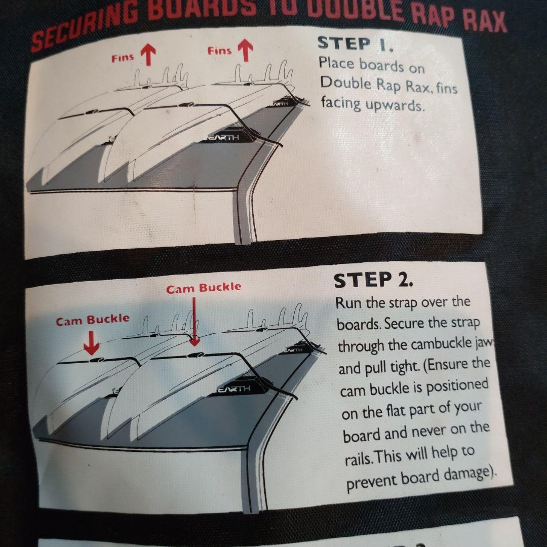 OCEAN＆EARTH ラップラックスダブル サーフボード自動車ルーフキャリア