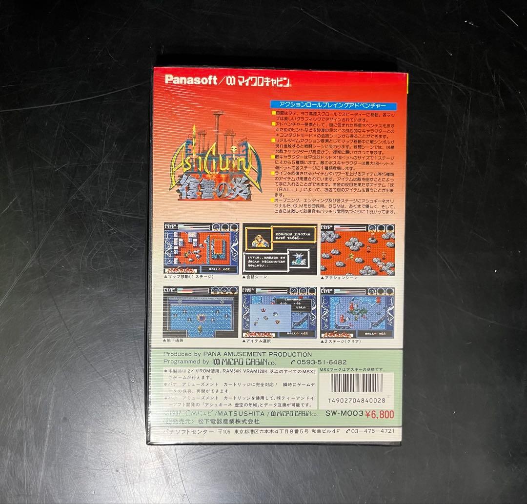 アシュギーネ 復讐の炎 MSX パナソフト