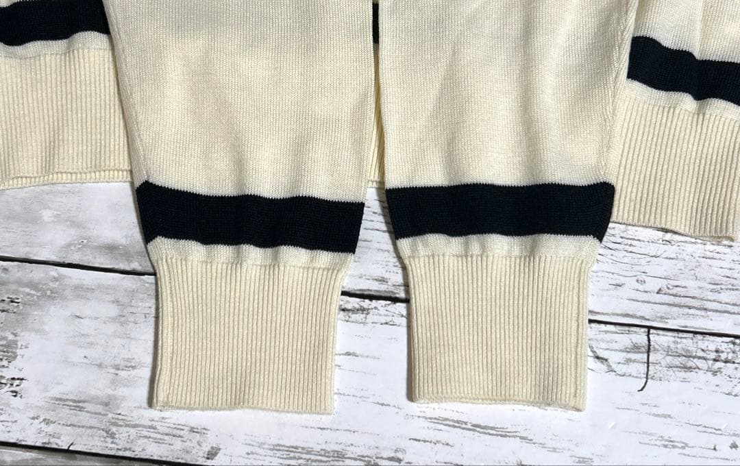 rough & swell　XL　ニット　アイボリー　セーター　大きいサイズ