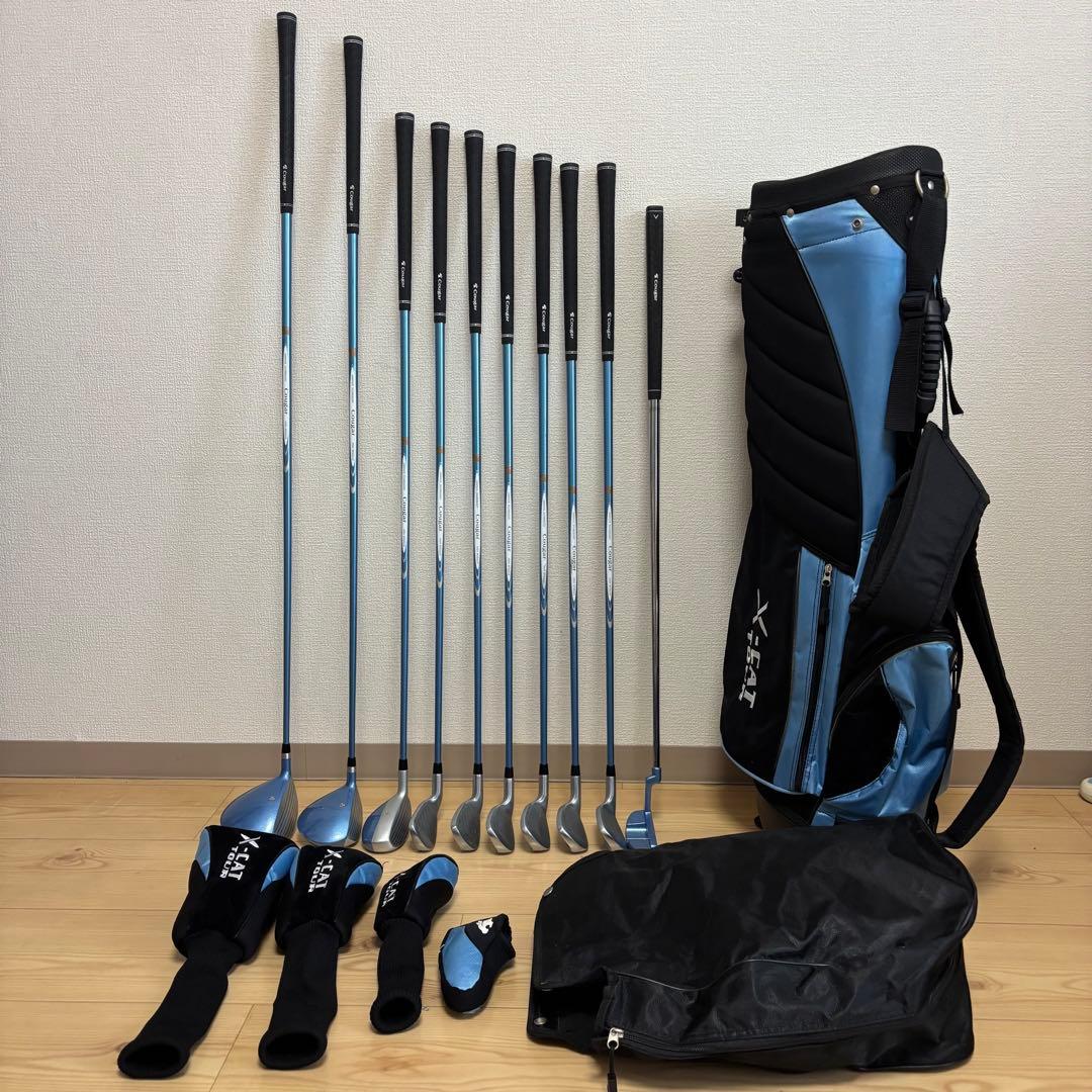 レディースゴルフ Cougar X-CAT 10本セット　初心者
