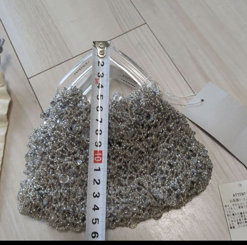 あ*お様 新品未使用　ANNEPRIMA アンテプリマ　シルバービーズ バッグ