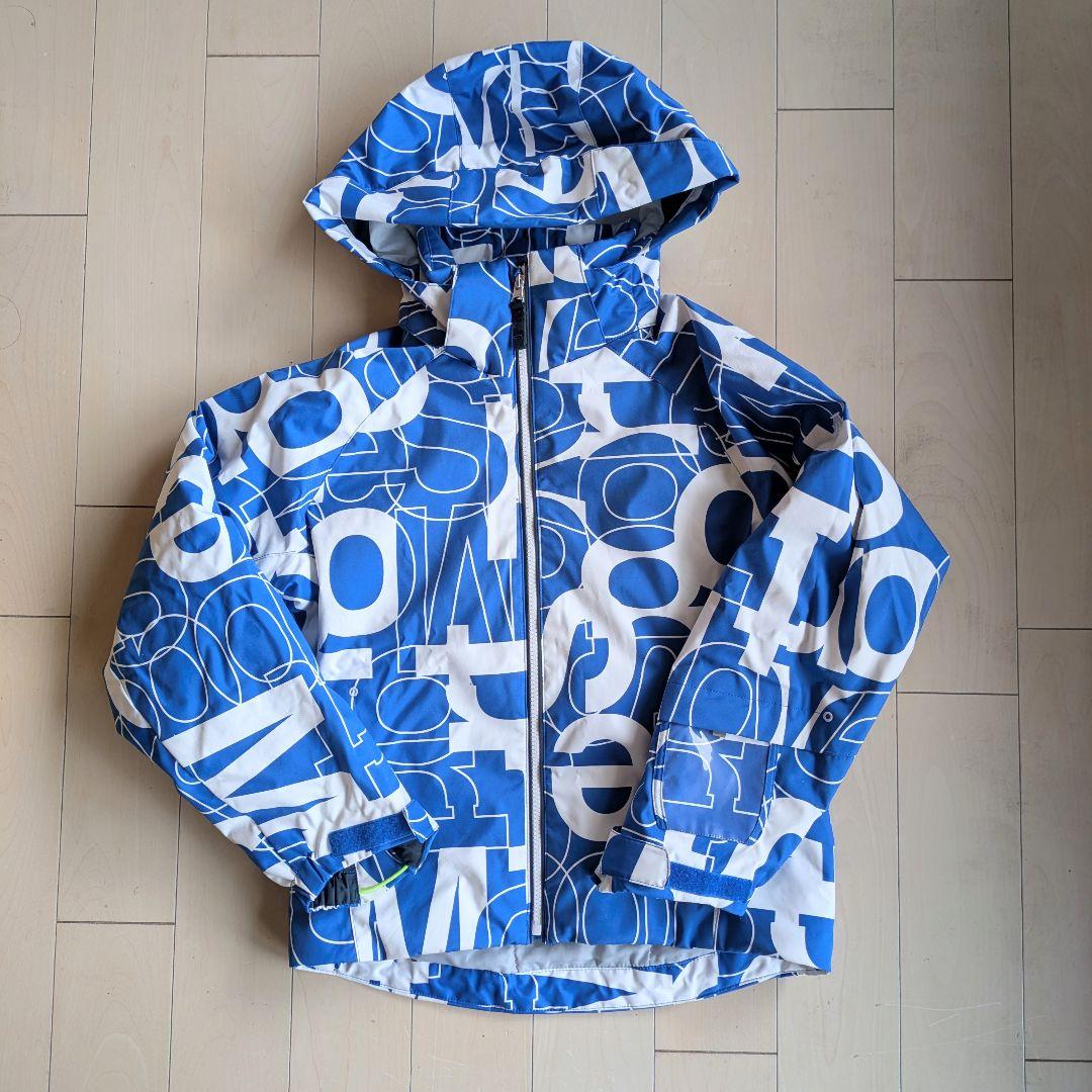 ゲレンデで見つけやすい！【DESCENTE】135→145子ども用スキーウェア