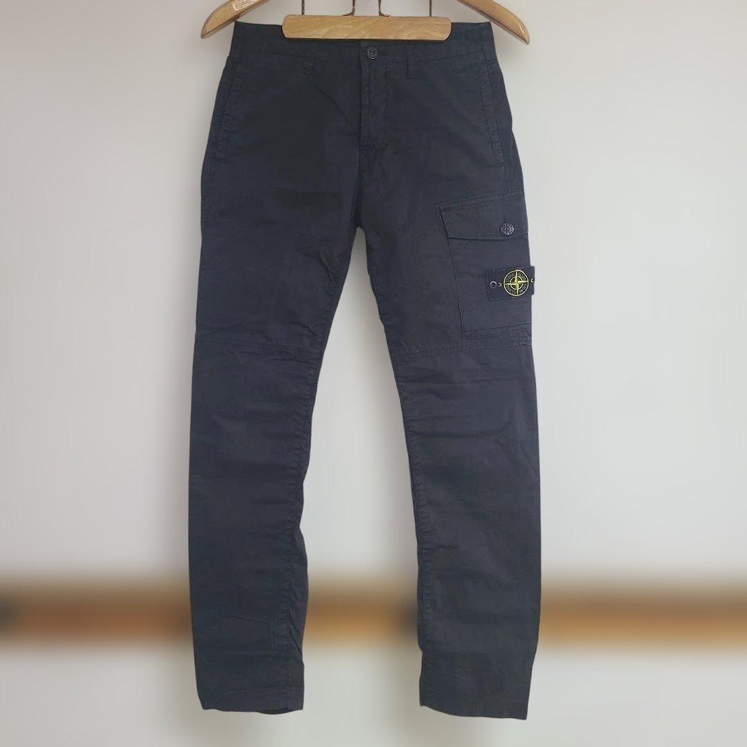 Stone  ストーンアイランドカーゴパンツ ブラック W30