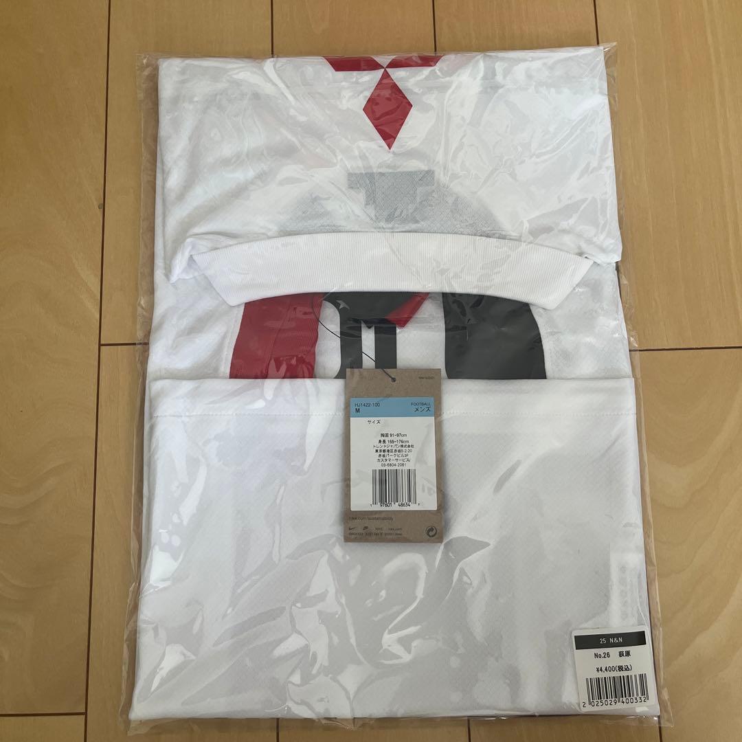 【新品未開封】荻原拓也 2025 浦和レッズ アウェイユニフォーム Mサイズ