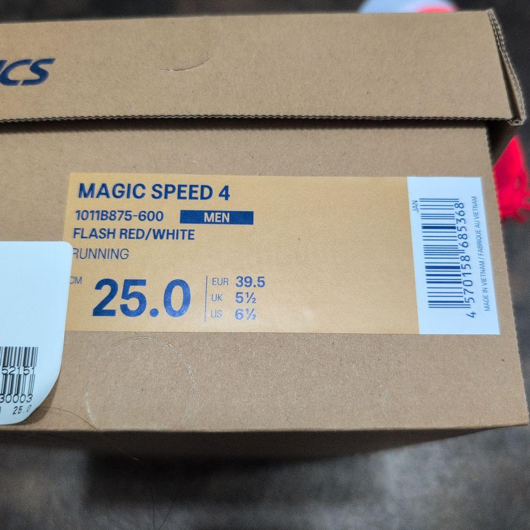 25cm　ASICS MAGIC SPEED 4