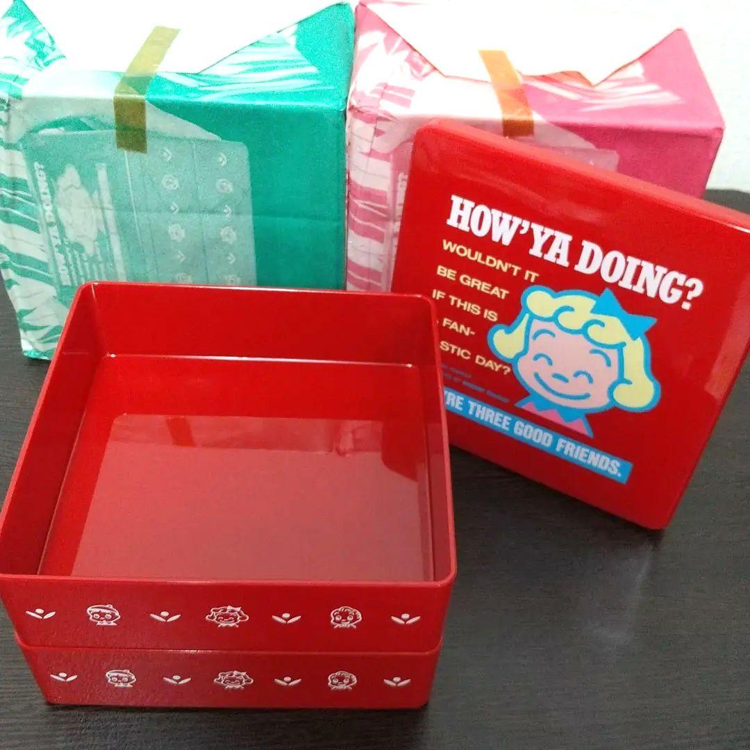 ≪ 新品未使用 ≫ミスタードーナツ ミスド　ノベルティ お重 お弁当箱 セット☆