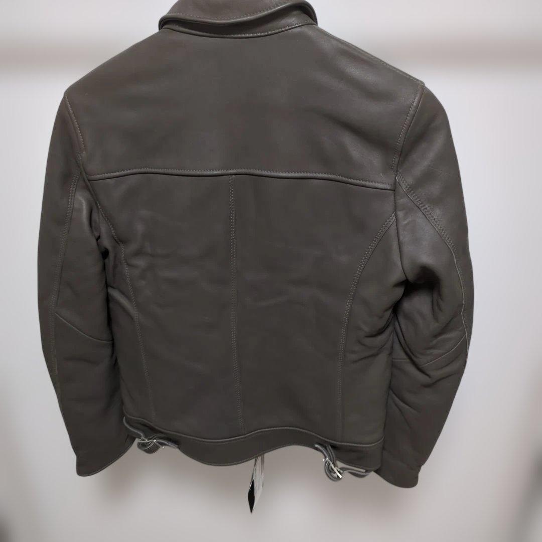 NANO UNIVERSE レザーブルゾン 新品同様　S　リアルレザー