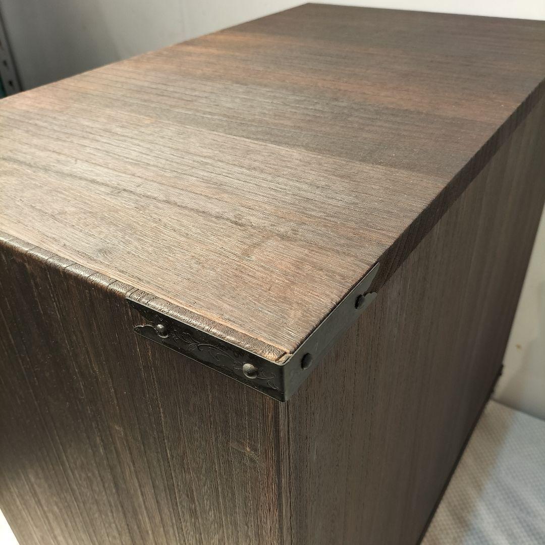 M♦Sale東名　民芸家具　民芸箪笥　和　3段チェスト　キャスター付き