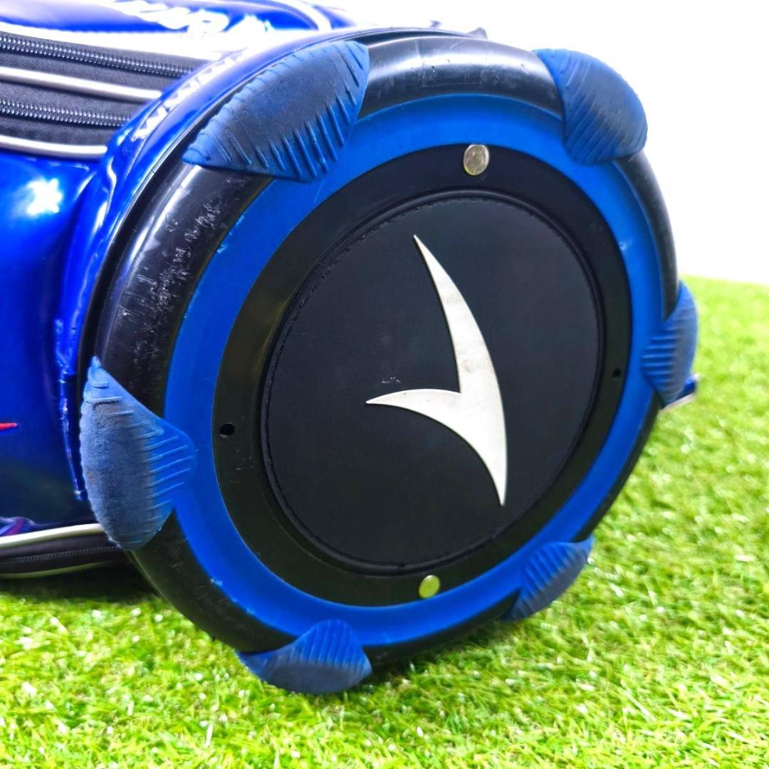 AKIRA 3点式 キャディーバッグ レア エナメル ブルー