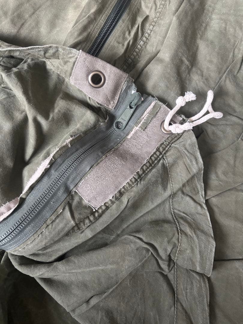 USパップテント　2枚セット　軍幕　ファスナー加工済み