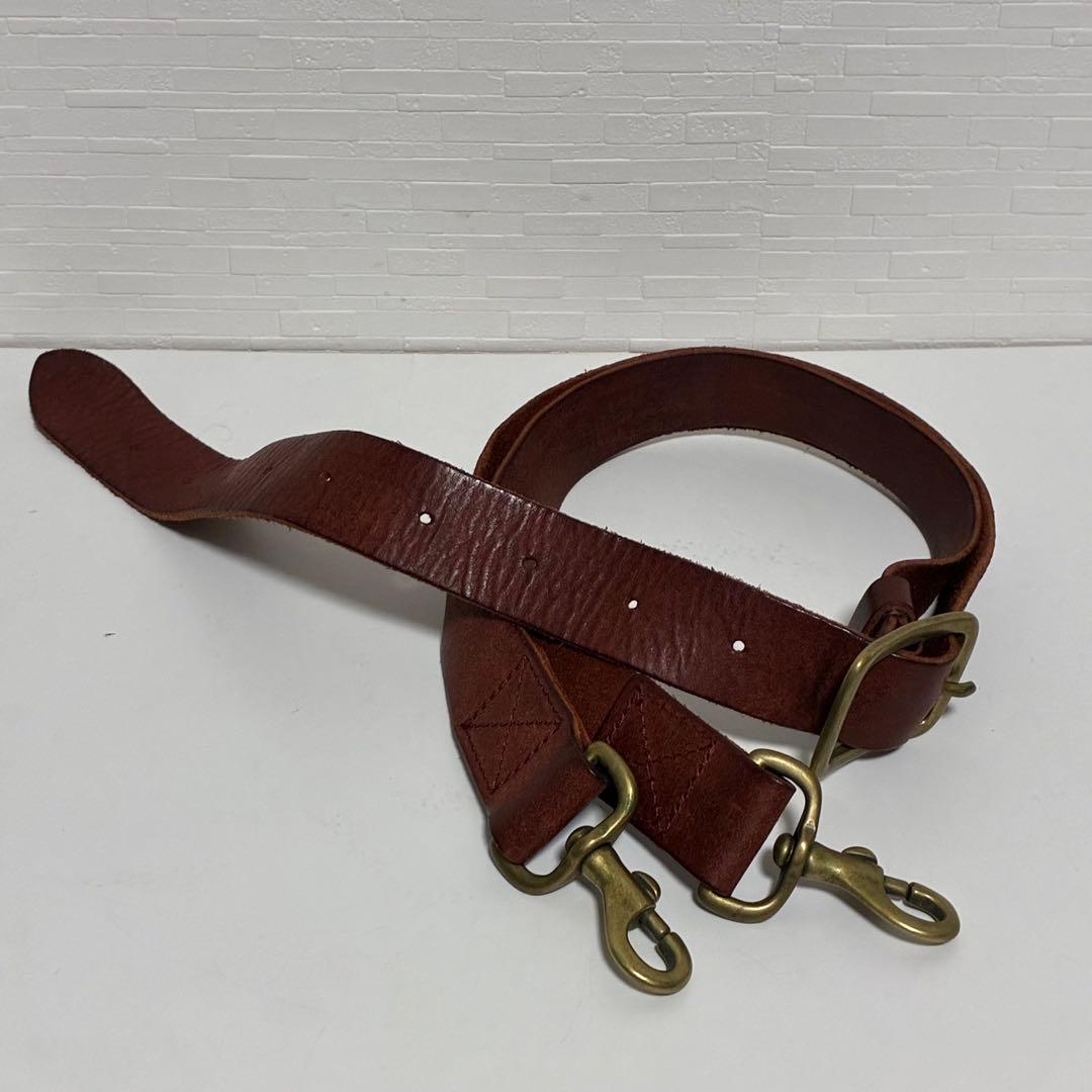 RYU トートバッグ ショルダーバッグ ブラウン 赤茶色 オールレザー 2way