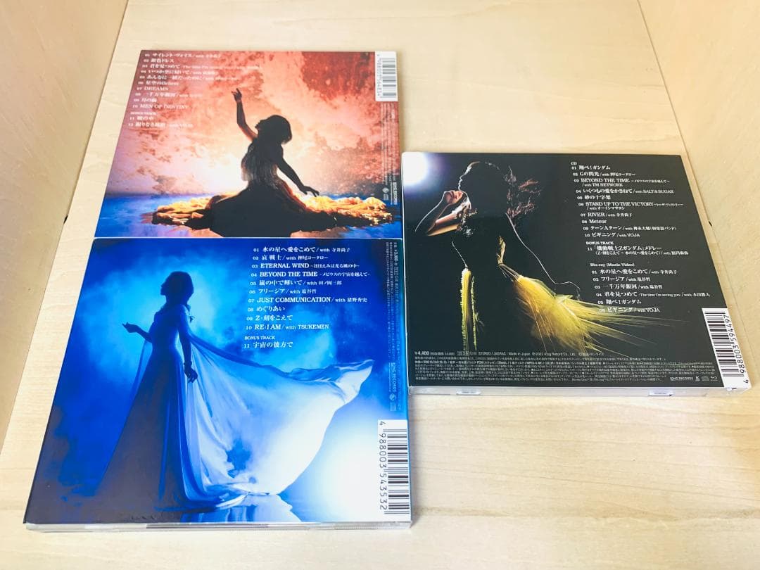 森口博子 GUNDAM SONG COVERS 1〜3 セット (初回版)