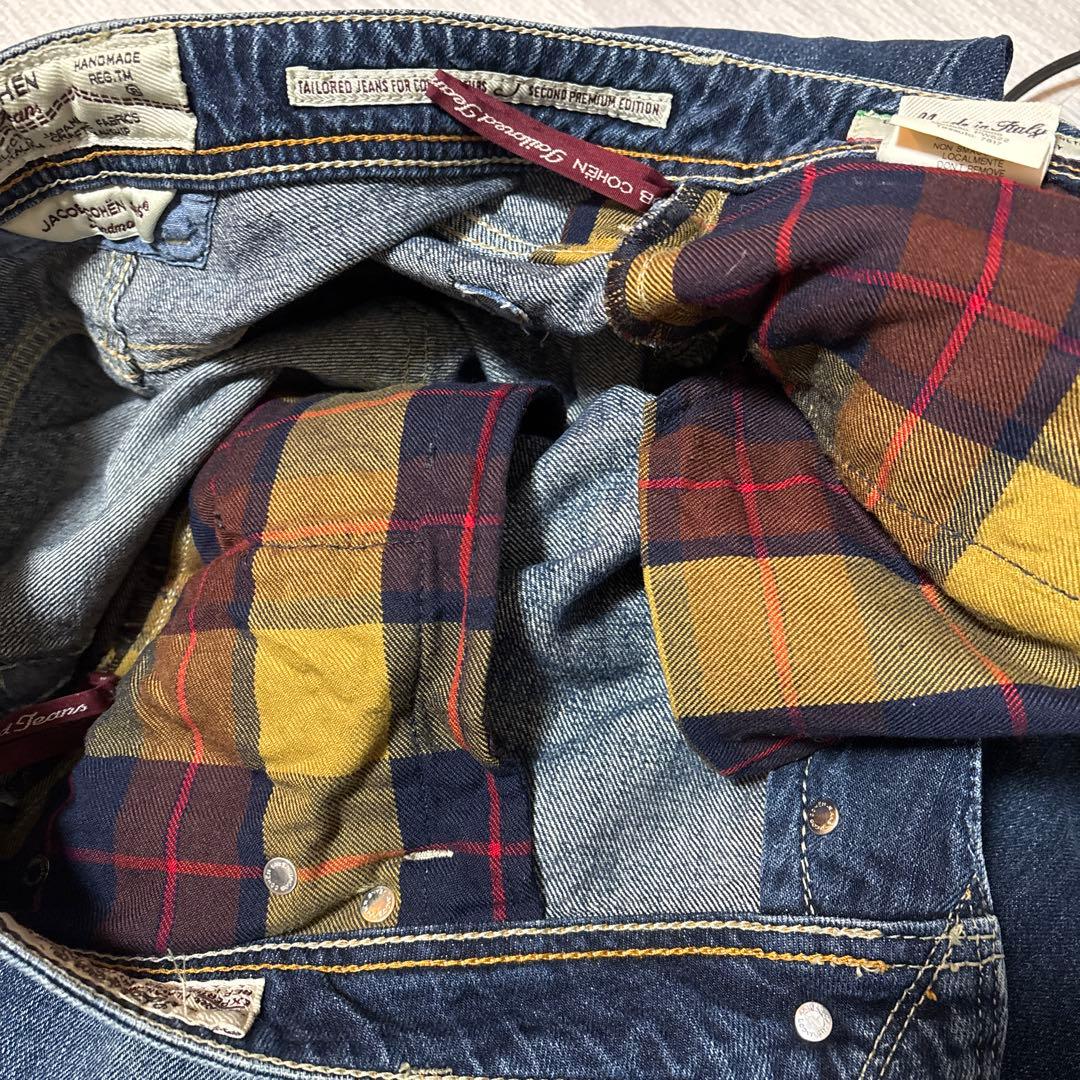 イタリア製 JACOBCOHEN ヤコブコーエン 622デニム33ボタン