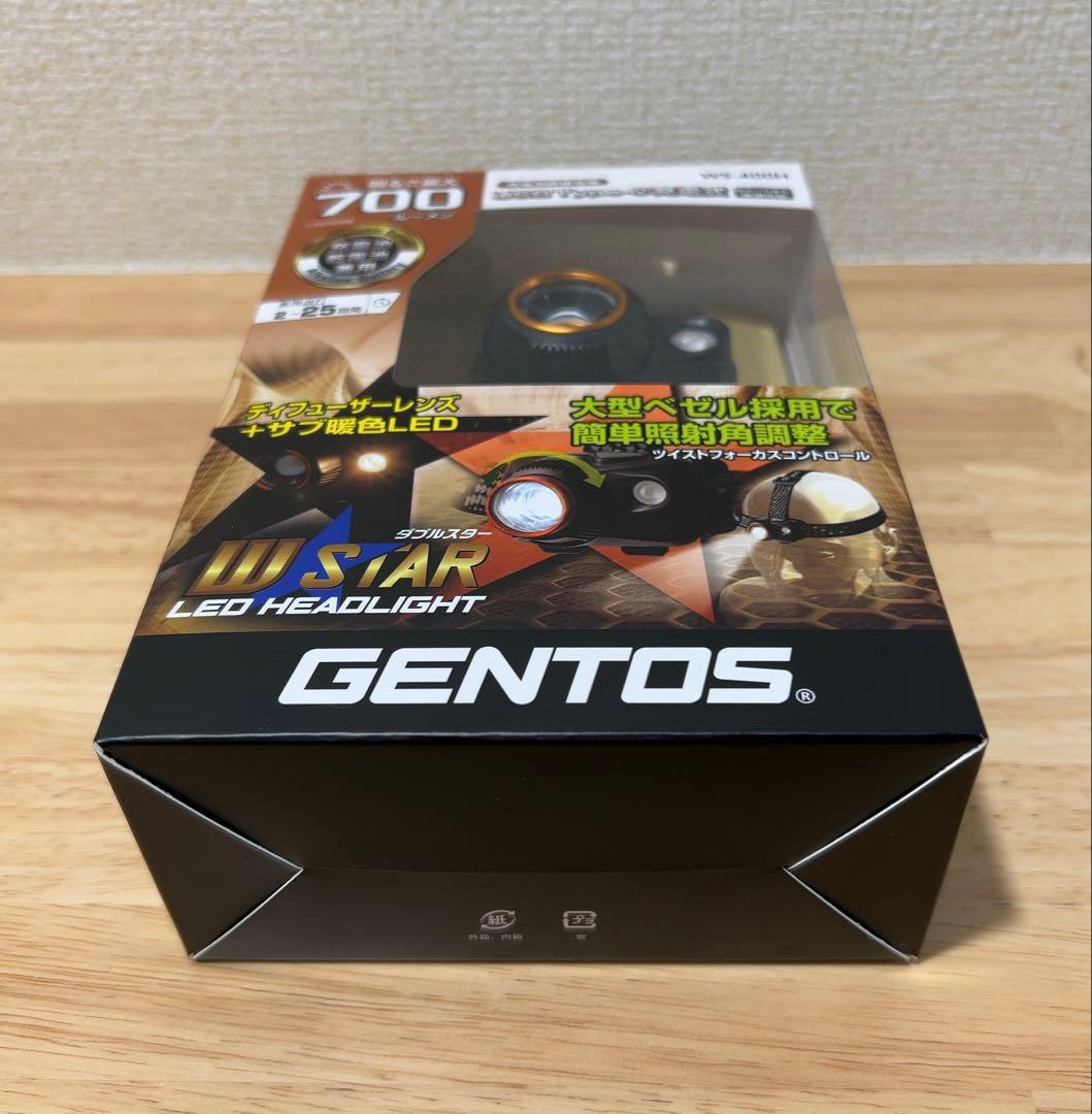 LEDヘッドライト 700ルーメン GENYOS (新品、未開封、送料込)