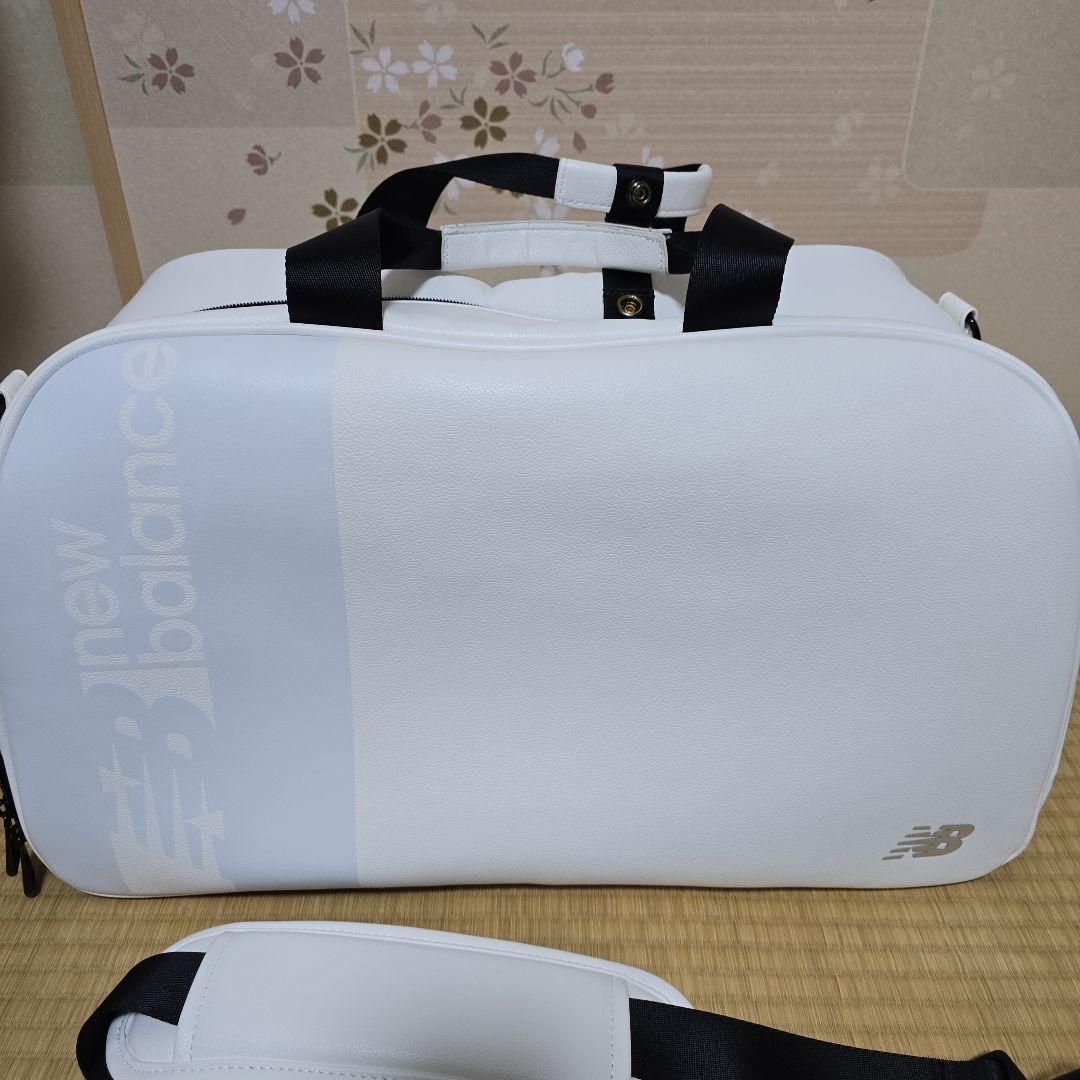 new balance ボストンバッグ　ゴルフバッグ　白　ホワイト