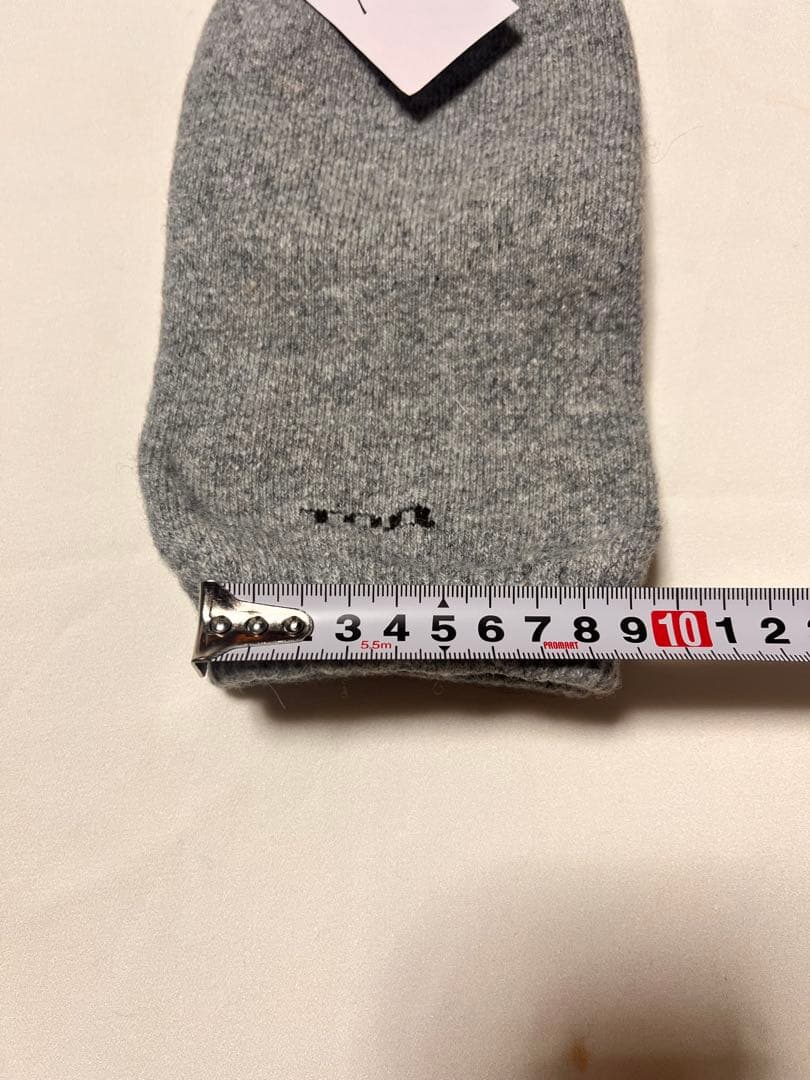 極寒のモンゴルから　無地ショートと無地ロングレッグウォーマーセット　グレー系