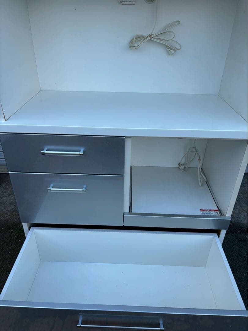 食器棚 キッチンボード メーカー不明 H180 W98 D42