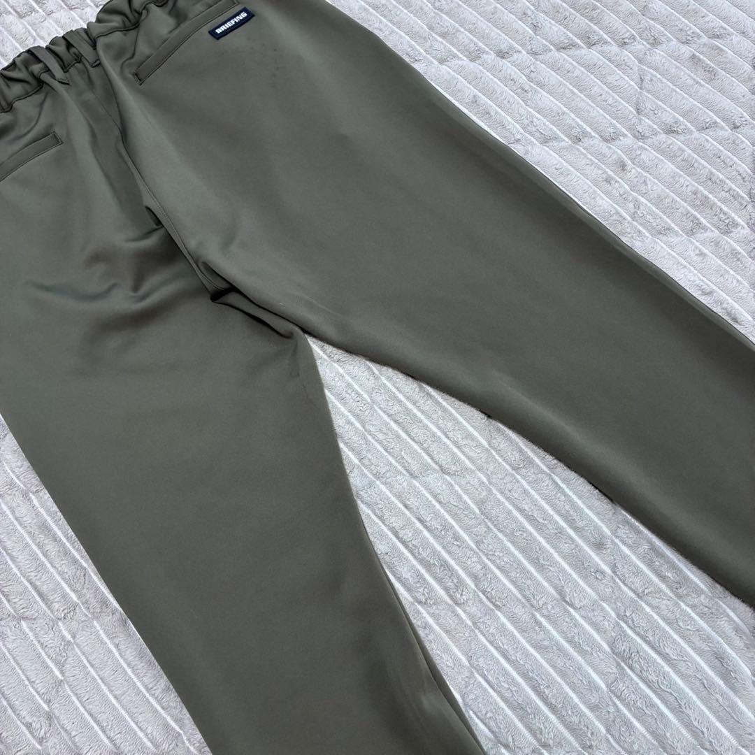 BRIEFING MENS 3D LOGO SLIM PANTS グリーン L寸